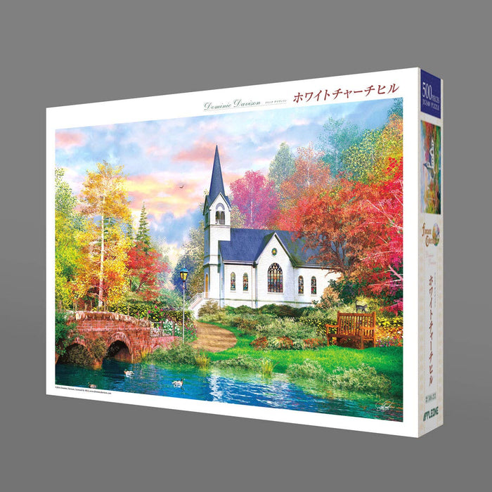 APPLEONE Jigsaw Puzzle 500-233 Dominic Davison White Church Hill 500 Pieces