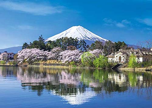 APPLEONE 500-280 Jigsaw Puzzle Mt.Fuji And Cherry Blossoms 500 Pieces