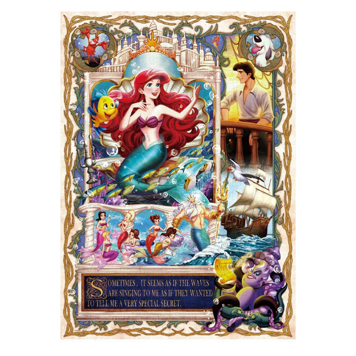 TENYO D500-670 Jigsaw Puzzle Disney The Little Mermaid Special Secret 500 Pieces
