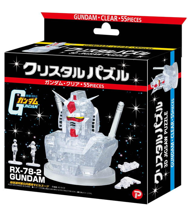 Beverly Crystal 3D Puzzle 50198 Rx-78-2 Gundam Clear Crystal Gundam Puzzles