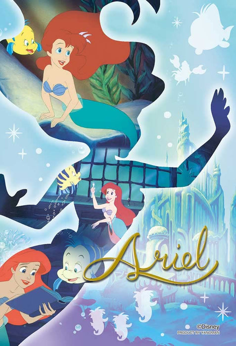 Puzzle 70 pièces Disney Silhouette Memory-Ariel- [Prism Art Petite] (10X14.7Cm)