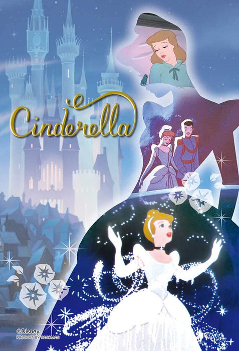 70 Piece Jigsaw Puzzle Disney Silhouette Memory-Cinderella- [Prism Art Petit] (10X14.7Cm)