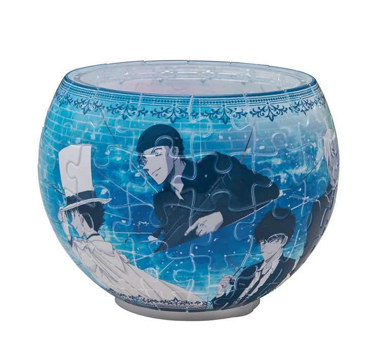 YANOMAN 2201-66 3D Led Lamp Shade Puzzle Detective Conan Case Closed Blue Truth 80 Pieces