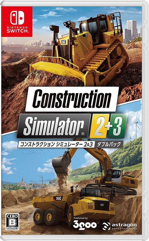 3Goo Construction Simulator 2+3 Nintendo Switch - New Japan Figure 4589857090380