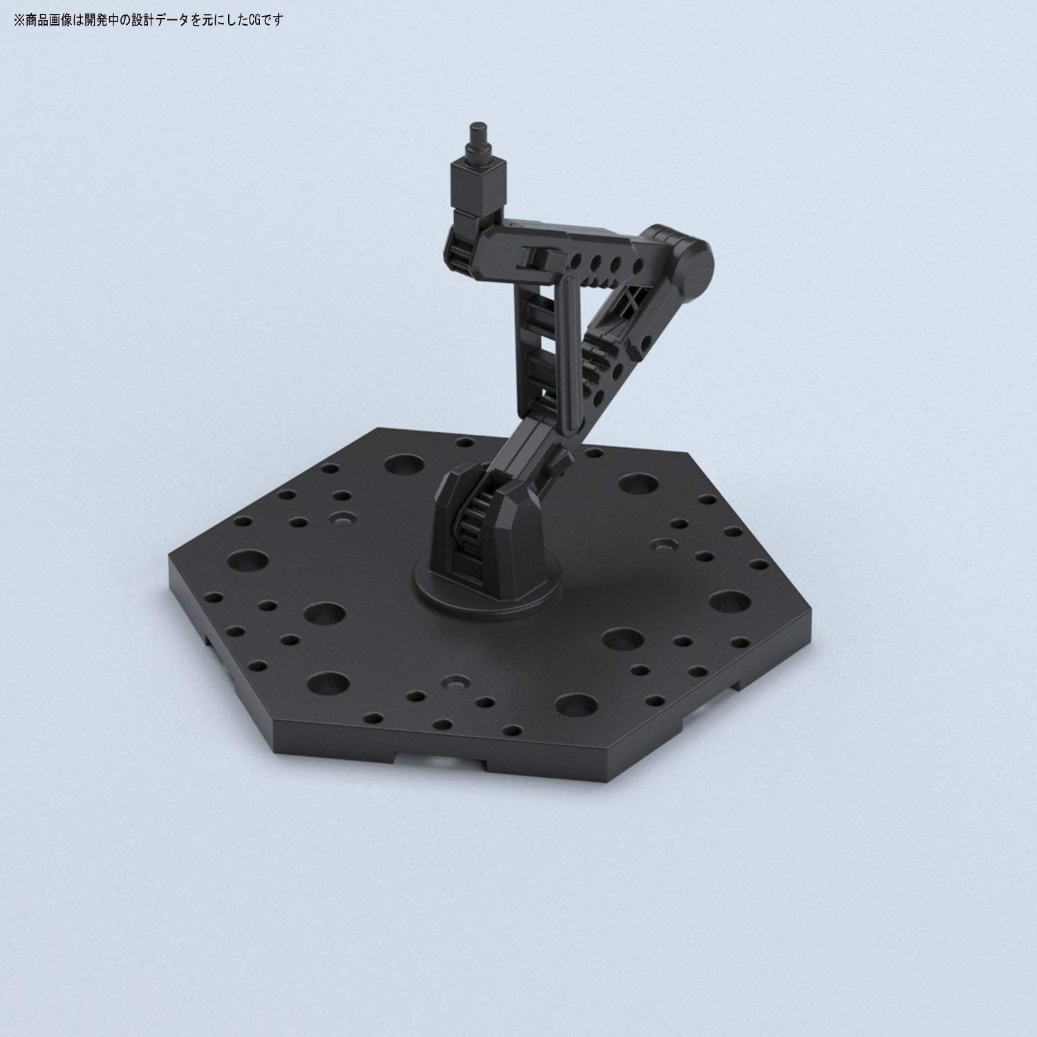 BANDAI Action Base 5 Black For 1/144 Scale Kit- Japan Figure Store - #1 Bring To You The Best Japanese Goods