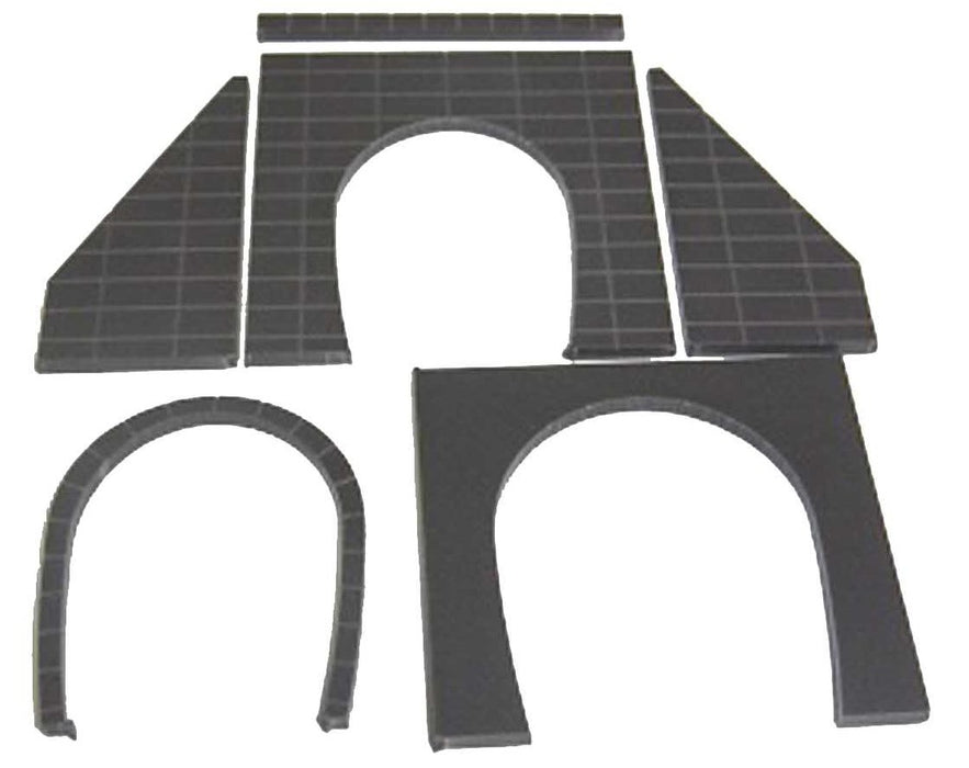 Advance Z Gauge 0001 Single Track Tunnel Portal (Concrete) 2 Sets (Acrylic Structure Kit)