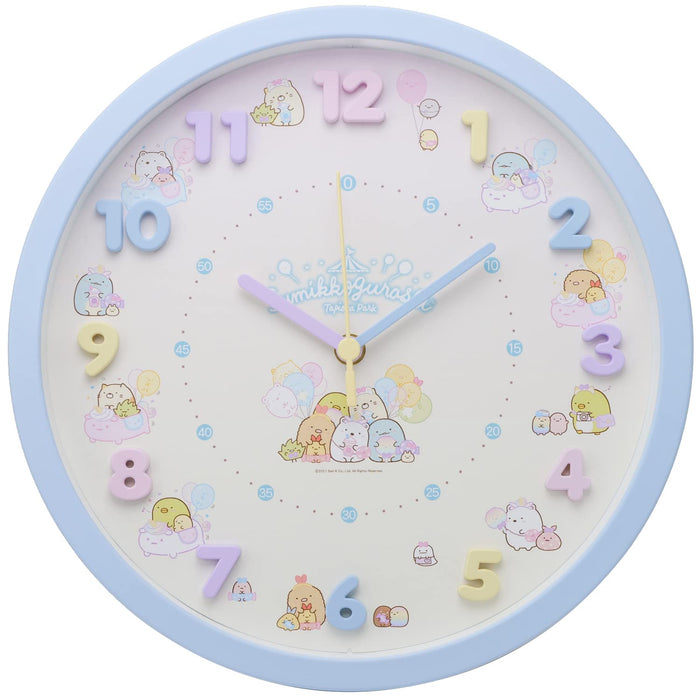 ALIAS Sumikkko Gurashi Icon Wall Clock Tapioca Park Blue