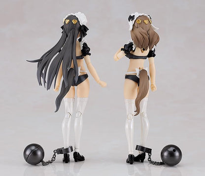 Max Factory Plamax GP07 Underwear Bare Girls Set - Ran and Jerry Maid Version- Japan Figure Store - #1 Bring To You The Best Japanese Goods