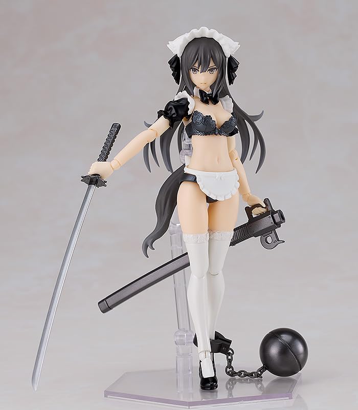 Max Factory Plamax GP07 Underwear Bare Girls Set - Ran and Jerry Maid Version- Japan Figure Store - #1 Bring To You The Best Japanese Goods