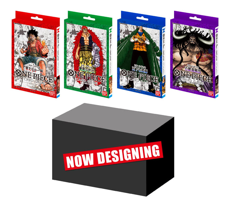 One Piece Card Game Start Deck Storage Box Set