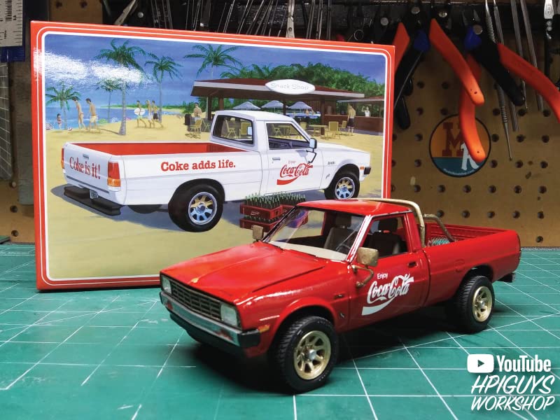 Amt 1/25 1980 Dodge Ram D-50 Pickup Coca-Cola Plastic Model