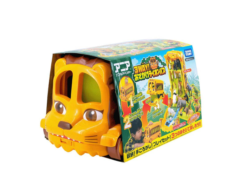 TAKARA TOMY Animal Adventure 3 Way! Lion Bus