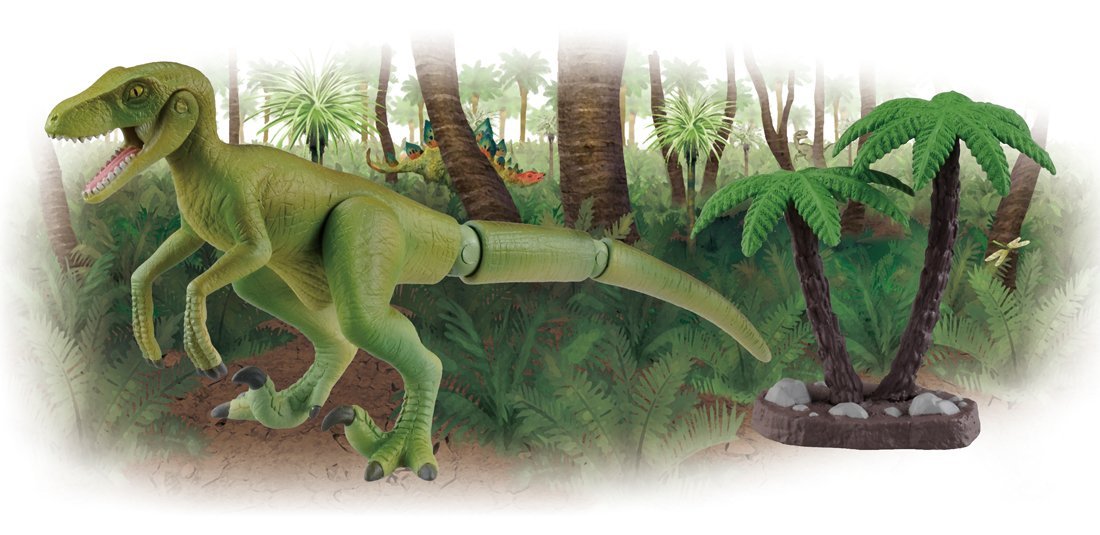 Takara Tomy Ania AL-12 Velociraptor - Jouet dinosaure réaliste de l'ère jurassique