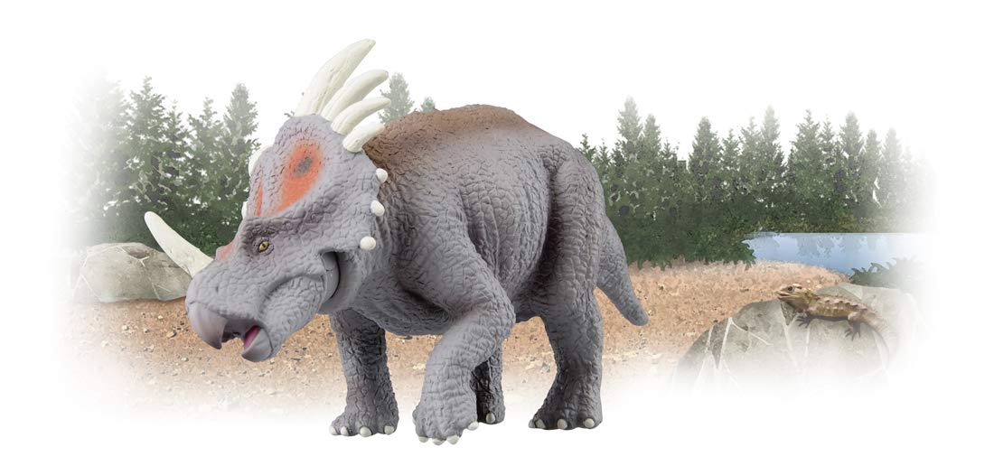 Takara Tomy Al-17 Animal Adventure Styracosaurus Figure Modèle de dinosaure japonais