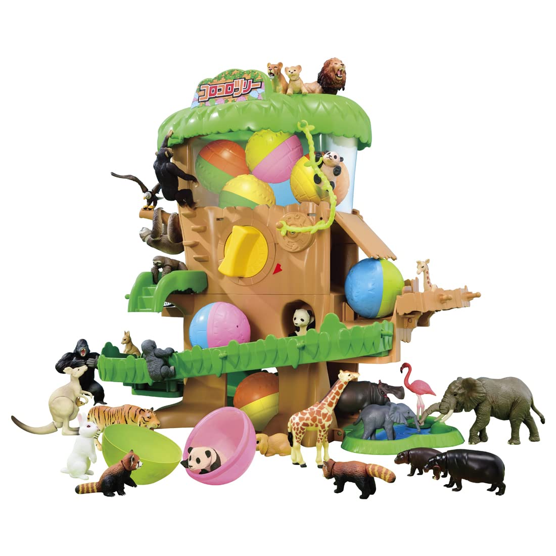 TAKARA TOMY Big Action Tree House with sound ANIA ANIMAL ZOO set