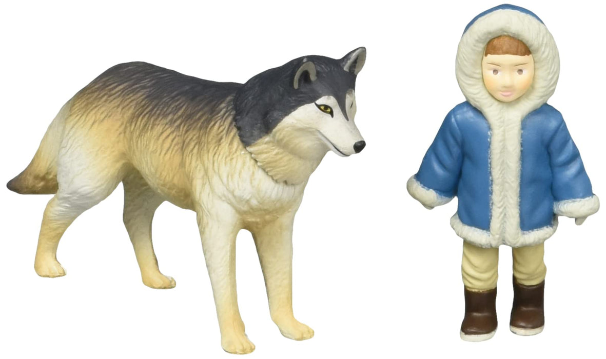 TAKARA TOMY As-26 Animal Adventure Wolf & Boy Figure