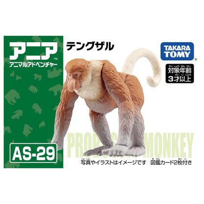 TAKARA TOMY Ania As-29 Proboscis Monkey- Japan Figure Store - #1 Bring To You The Best Japanese Goods