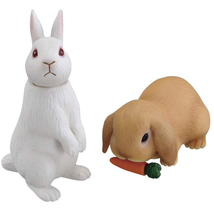 TAKARA TOMY Ania As-34 Animal Adventure Japanisches weißes Kaninchen &amp; Hängeohrkaninchen