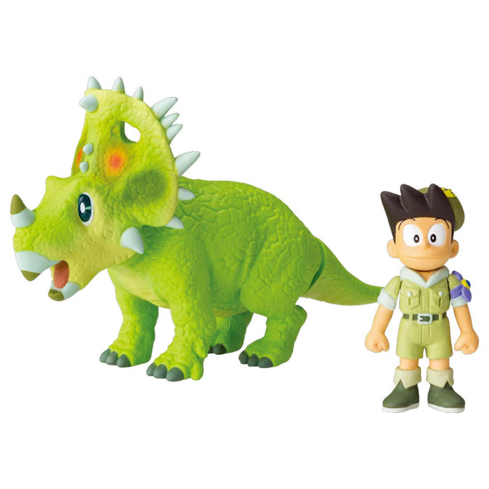 Takara Tomy Ania Doraemon Movie Nobitas neuer Dinosaurier Suneo &amp; Top Shinoceratops Spielzeug