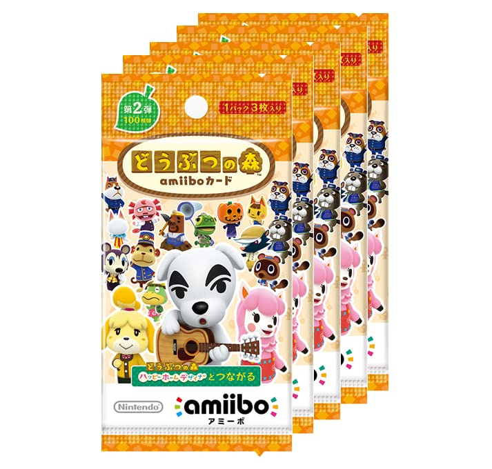 Nintendo Animal Crossing Amiibo Card Vol.2 5-Pack Set | Made In Japan