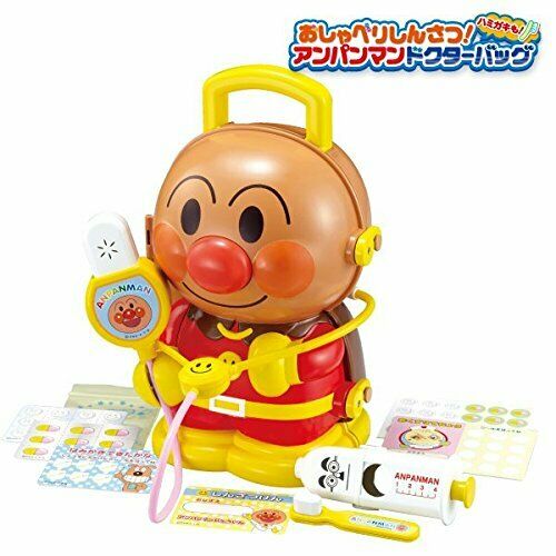 Anpanman Doctor Bag With Chat Examition And Toothbrush