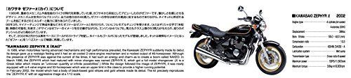 Kit de modèle en plastique Aoshima 1/12 Bike Kawasaki Zephyr Kai '02