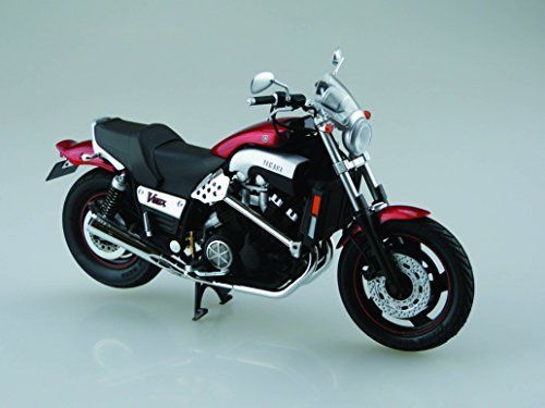 Aoshima 1/12 Bike Yamaha Vmax avec kit de modèle en plastique de pièces personnalisées