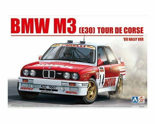 Aoshima 1/24 Bmw M3 E30 '89 Tour De Corse Rally Ver. Plastic Model Kit