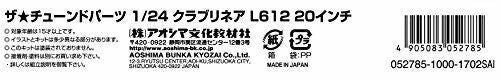Aoshima 1/24 Club Linea L612 Accessoire 20 pouces
