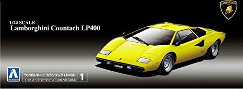 Aoshima 1/24 Lamborghini Countach Lp400 Model Car