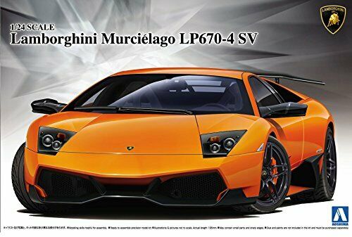 Aoshima 1/24 Lamborghini Murcielago Lp670-4 Sv Kit de modèle en plastique