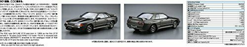 Aoshima 1/24 Nissan Bnr32 Skyline Gt-r '89 Kit de modèle en plastique