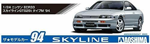 Aoshima 1/24 Nissan Ecr33 Skyline Gts25t Typem '94 Maquette Plastique