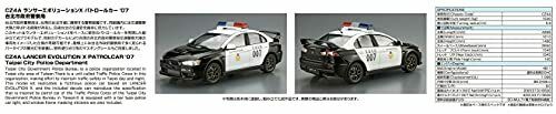 Aoshima 1/24 Sp Mitsubishi Cz4a Lancer Evolution X Voiture de Police 2007 Modèle Kit