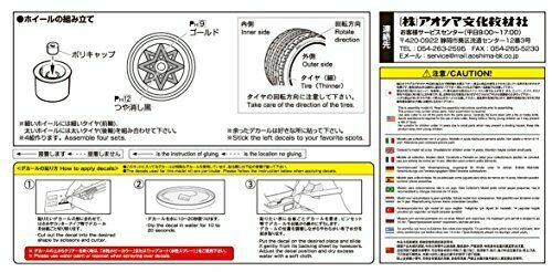 Accessoire Aoshima 1/24 Techno Trv 14 pouces