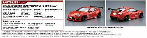 Aoshima 1/24 Zn6 ​​Toyota86 '12 Greddy &amp; Rocket Bunny Enkei Ver. Maquette