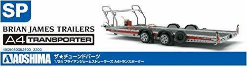 Aoshima 1/24scale Brian James Trailers A4 Transporter Plastic Model Kit