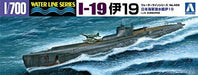 Aoshima 1/700 I.j.n. Submarine I-19 Plastic Model Kit - Japan Figure