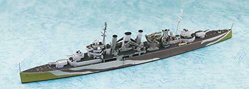 Aoshima 1/700 No.811 Kit de modèle de croiseur lourd britannique Hmskent