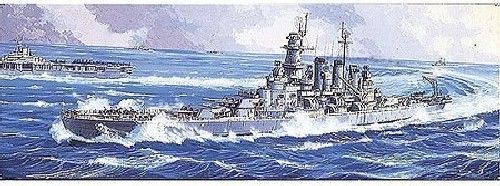 Aoshima 1/700 Us Navy Battleship North Carolina Plastic Model Kit - Japan Figure