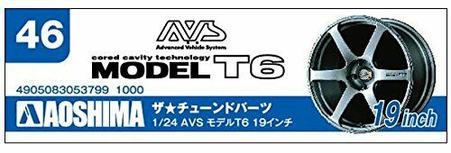 Aoshima 1/24 Avs Model T6 Accessoire de kit de modèle en plastique de 19 pouces