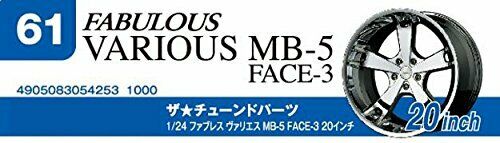 Aoshima 1/24 Fabulous Verschiedenes Mb-5 Face-3 20 Zoll Zubehör