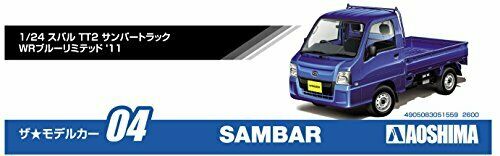 Aoshima 1/24 Subaru Tt1 Samber Truck Wr Blue Limited '11 Plastikmodellbausatz