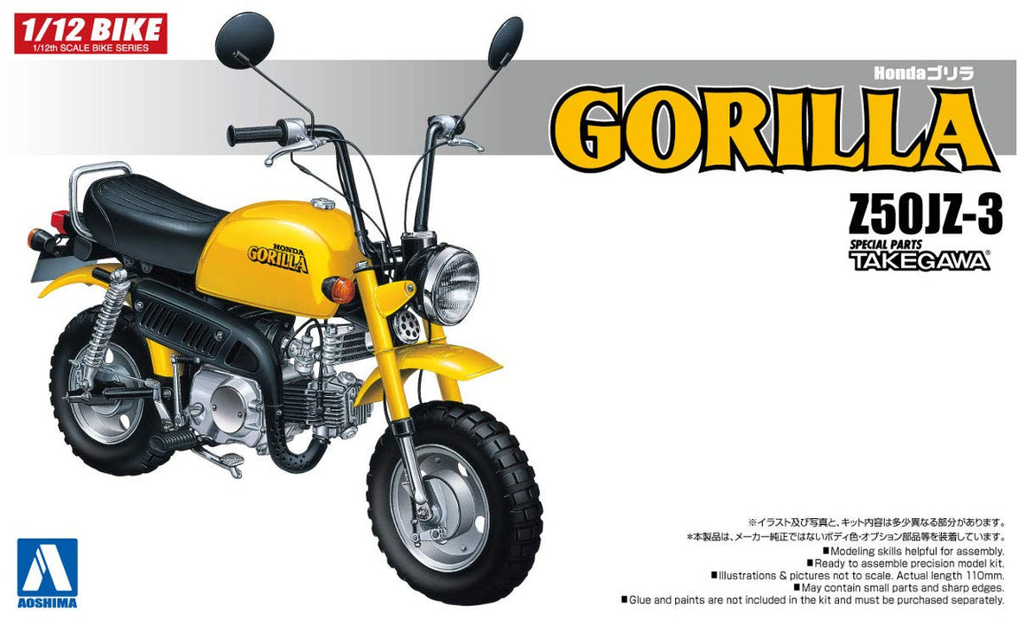 AOSHIMA 58718 Bike 25 Honda Gorilla Custom Takegawa Ver.2 Kit échelle 1/12