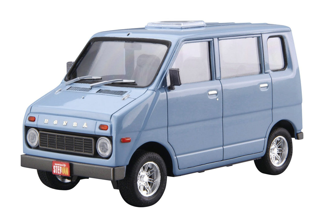 AOSHIMA 55717 The Model Car 74 Honda Va Life Step Van 1974 1/20 Scale Kit