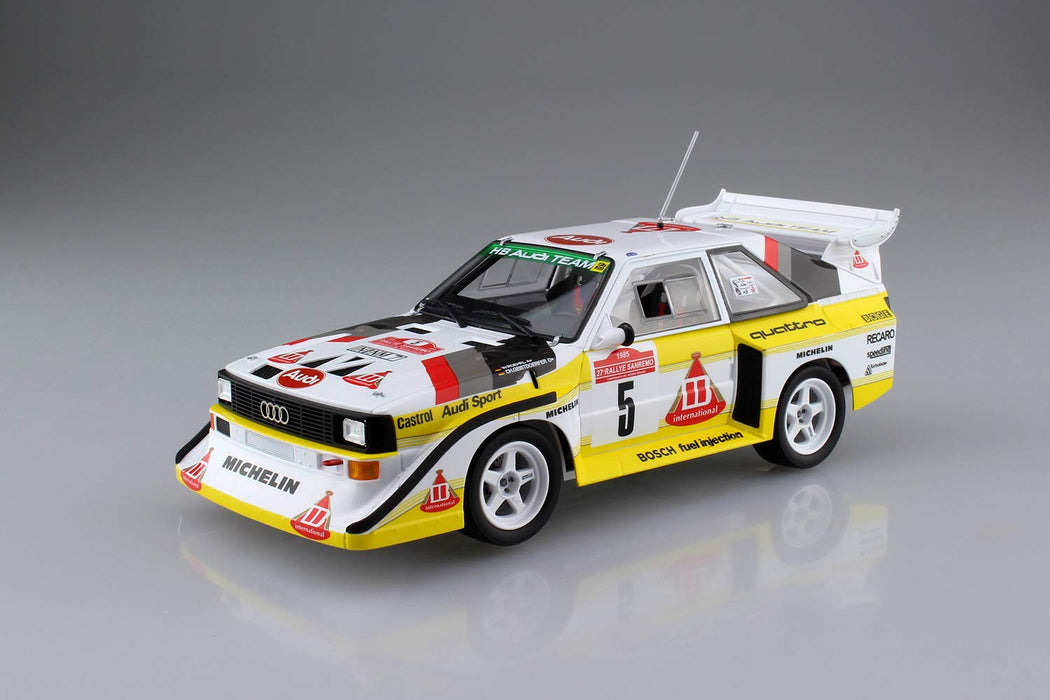 AOSHIMA 03982 Audi Sport Quattro S1 E2 '86 Monte Carlo Rally Ver. 1/24 Scale Kit
