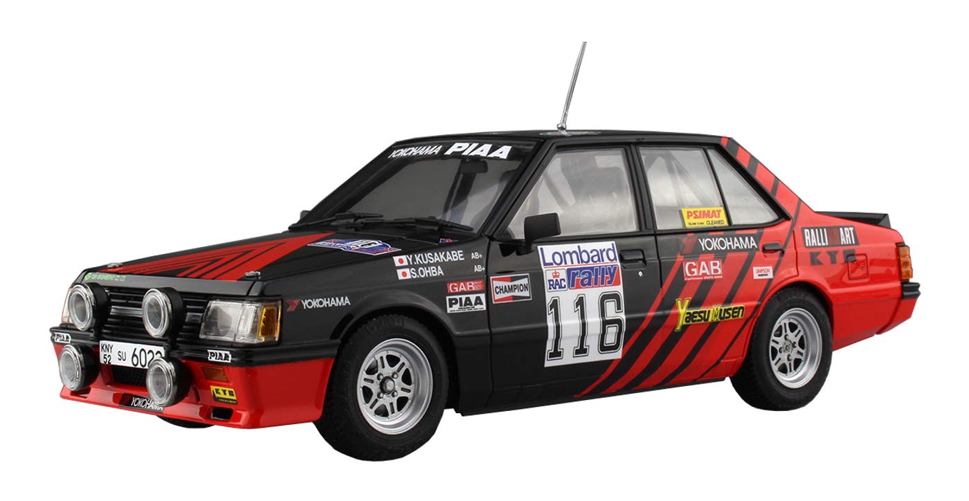 AOSHIMA 06082 Mitsubishi Lancer Turbo '84 Rac Rally Ver. 1/24 Scale Kit- Japan Figure Store - #1 Bring To You The Best Japanese Goods
