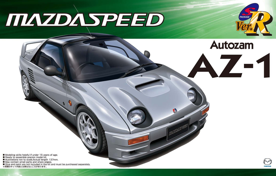 Aoshima Bunka Kyozai 1/24 S Package Ver.R No.61 Mazda Speed ​​Az-1 Modèle en plastique