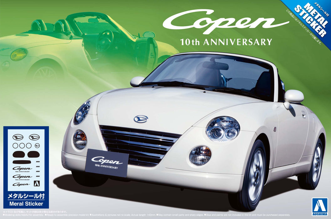 AOSHIMA 04944 Daihatsu Copen 10Th Anniversary 1/24 Scale Kit
