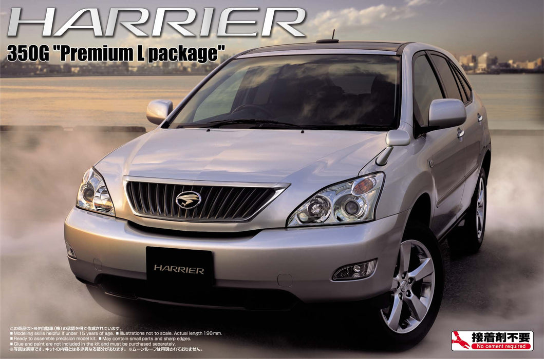 AOSHIMA 39533 Toyota Harrier 350G Premium L Package 1/24 Scale Kit
